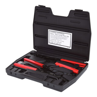 KS Tools vergrendeltang set met ratelfunctie, 14 stuks