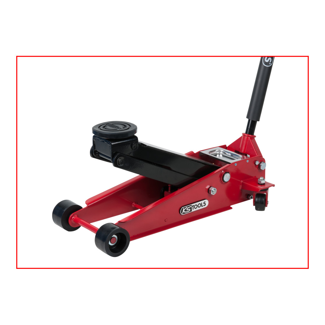 KS Tools Vérin hydraulique en acier 3 t course 410 mm