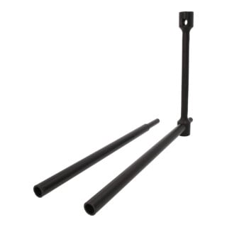 KS Tools Verlängerbarer LKW-Radmutternschlüssel, 3-tlg, 30 x 32 mm