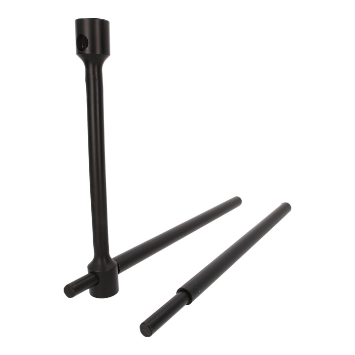 KS Tools Verlängerbarer LKW-Radmutternschlüssel, 3-tlg, 30 x 32 mm