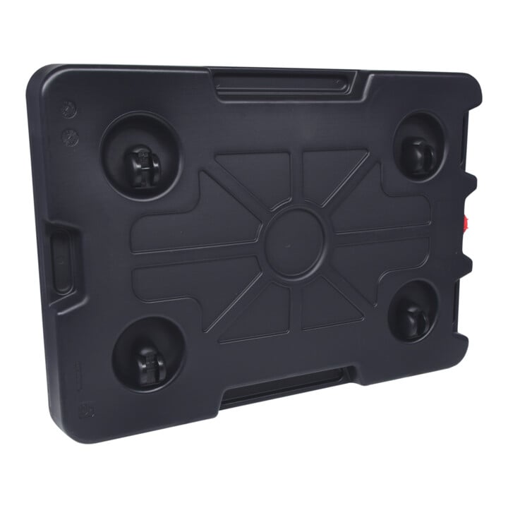 KS Tools verrijdbare olie lekbak 30 liter, extra plat met zwenkwielen