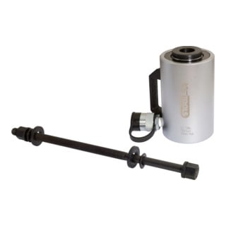 KS Tools Verrin de force creux hydraulique 20 T avec tige filetée