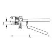 KS Tools verzet ponstang, 285mm-4