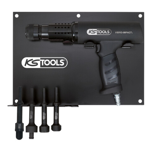 KS Tools Vibro-Impact Druckluft-Meißelhammer-Satz, 6-tlg.