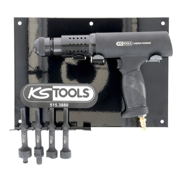KS Tools Vibro-Impact Druckluft-Meißelhammer-Satz, 6-tlg.
