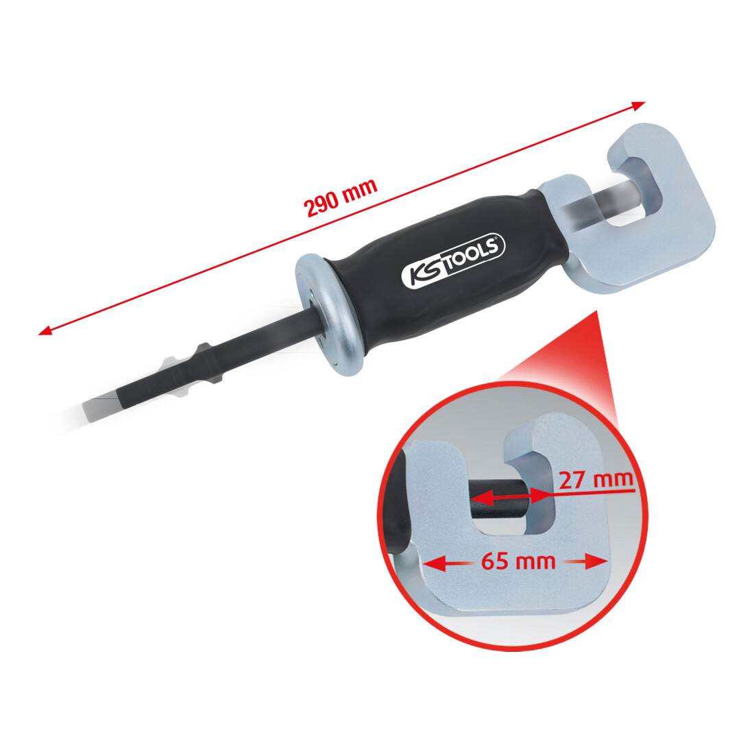 KS Tools Vibro-Power Lösewerkzeug für Spurstangen