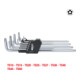 KS Tools vijfster-hoeksleutelset, geboord, lang, 9-delig