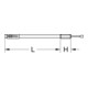 KS Tools Vis de force hydrauliques, 13 mm, G1/2" x14Gx410 mm
