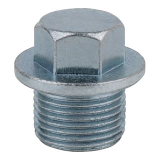KS Tools Vis de vidange, 6 pans 17mm, M20x1,5x15mm, pack de 25