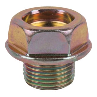 KS Tools Vite di scarico olio, esagonale 24mm, M18x1,5x11,5mm, 10pz.