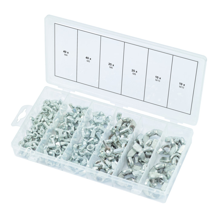 KS Tools vleugelmoeren assortiment, 150 delig