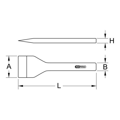 KS Tools voegbeitel, 80mm