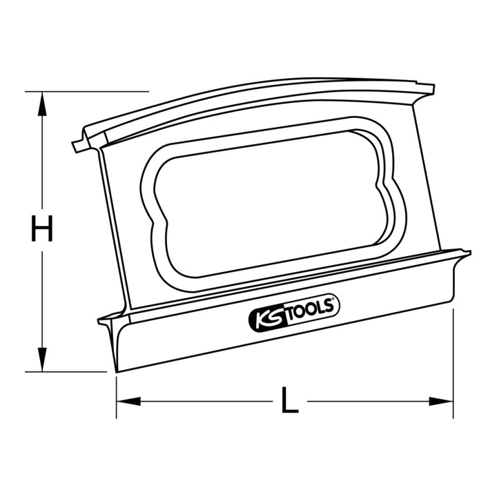 KS Tools voegrubber, 90x135mm