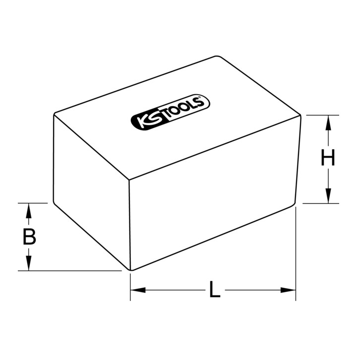 KS Tools voegspons, 100x150x80mm