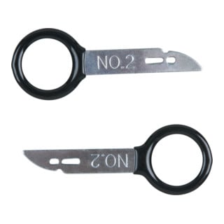 KS Tools voor het ontgrendelen van radio-/navigatieapparatuur, 2-delig, o.a. Becker