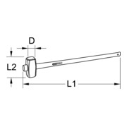 KS voorhamer met glasvezel handvat-5