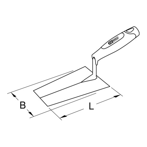 KS Tools Schroffel, hoekig