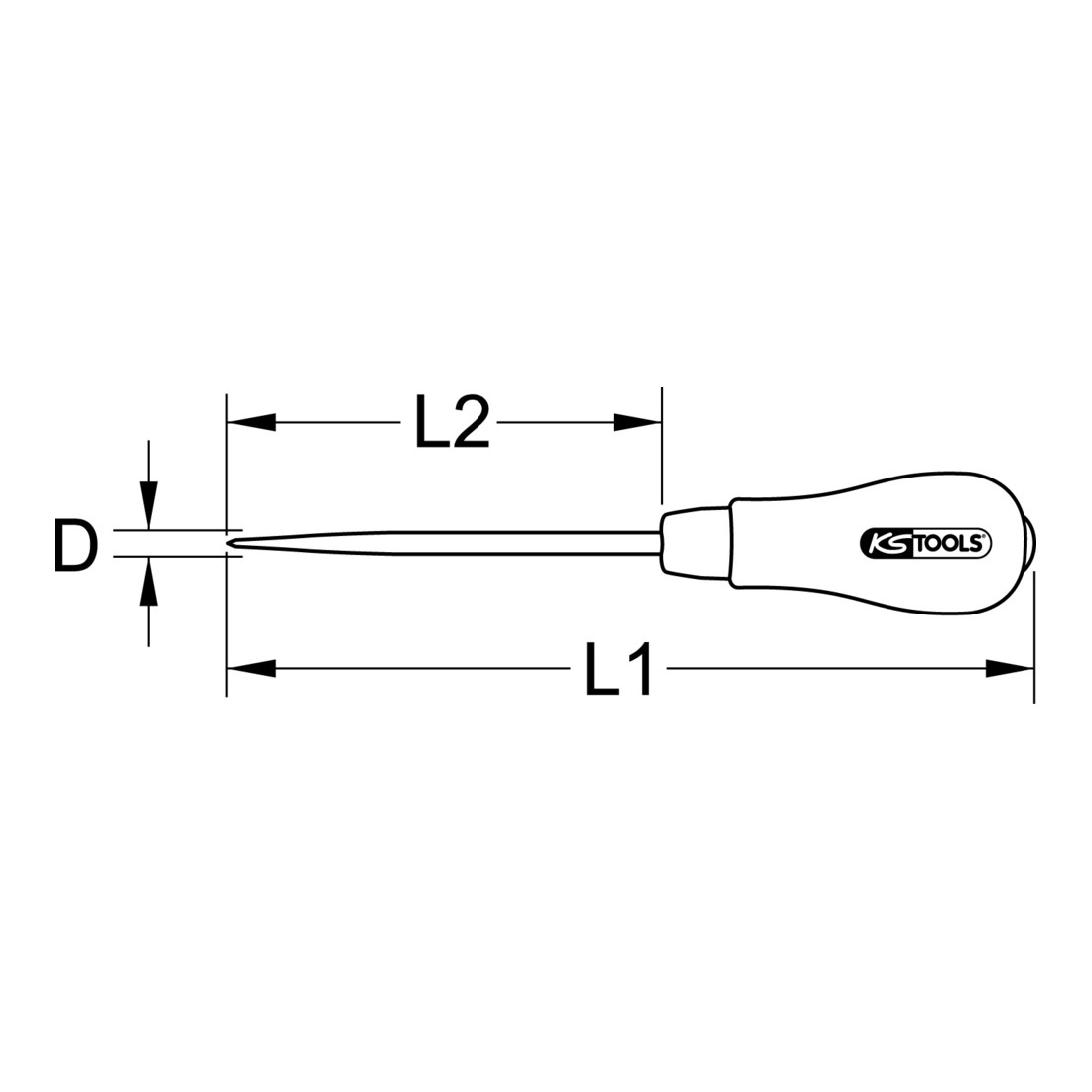 KS Tools Vorstecher, 190mm
