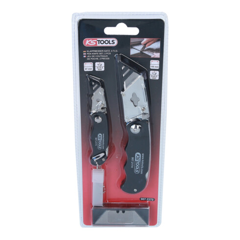 KS Tools vouwmessenset, 2 st.