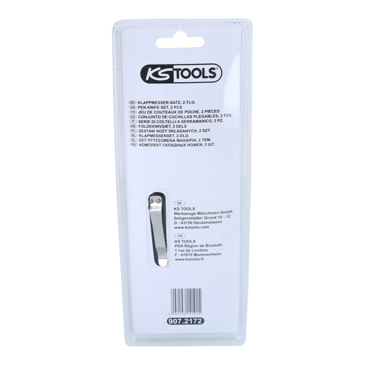 KS Tools vouwmessenset, 2 st.