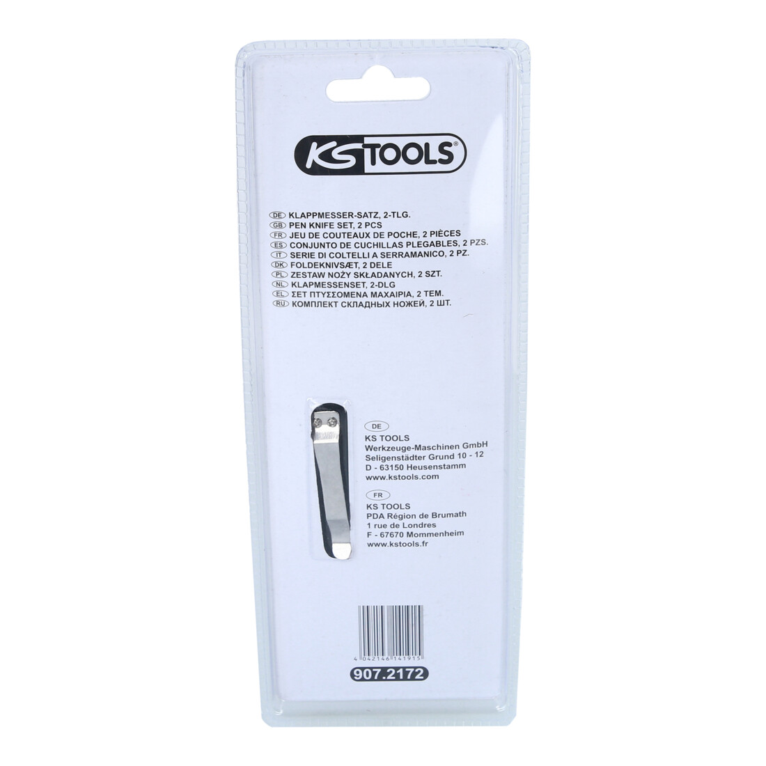 KS Tools vouwmessenset, 2 st.