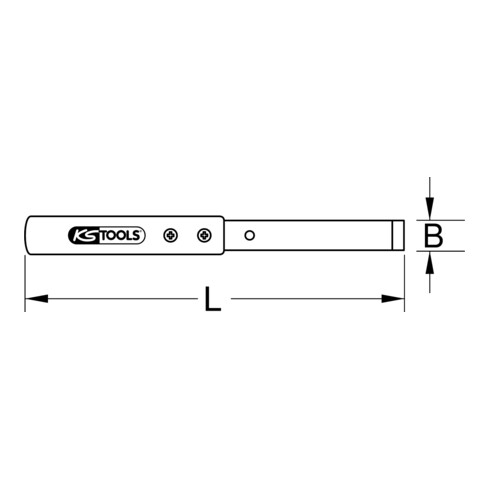 KS Tools vouwschraper 115 mm