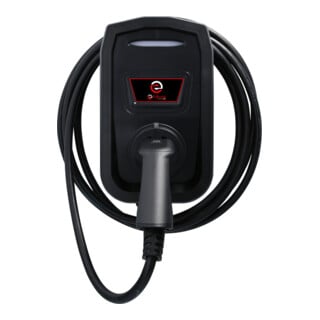 KS Tools Wallbox efuturo con cavo di ricarica di tipo 2, 1 fase, fino a 7,4 kW, 32 A, 230 V, modalità 3, senza controllo di accesso RFID, senza contatore elettrico