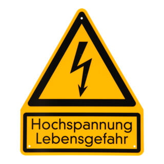 KS Tools Warnschild Hochspannung, Lebensgefahr