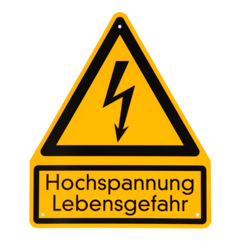 KS Tools Warnschild Hochspannung, Lebensgefahr