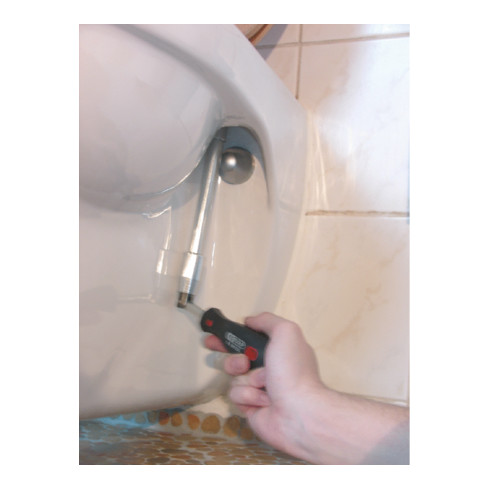 KS Tools WC Sanitär-Kombi-Kit, 6-teilig