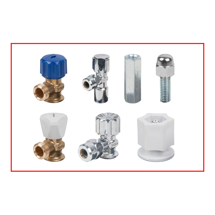KS Tools WC stoel montage steeksleutelset, 4 stuks