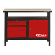 KS Tools werkbank met 3 laden en 1 deur, H840xB1200xD600mm-2