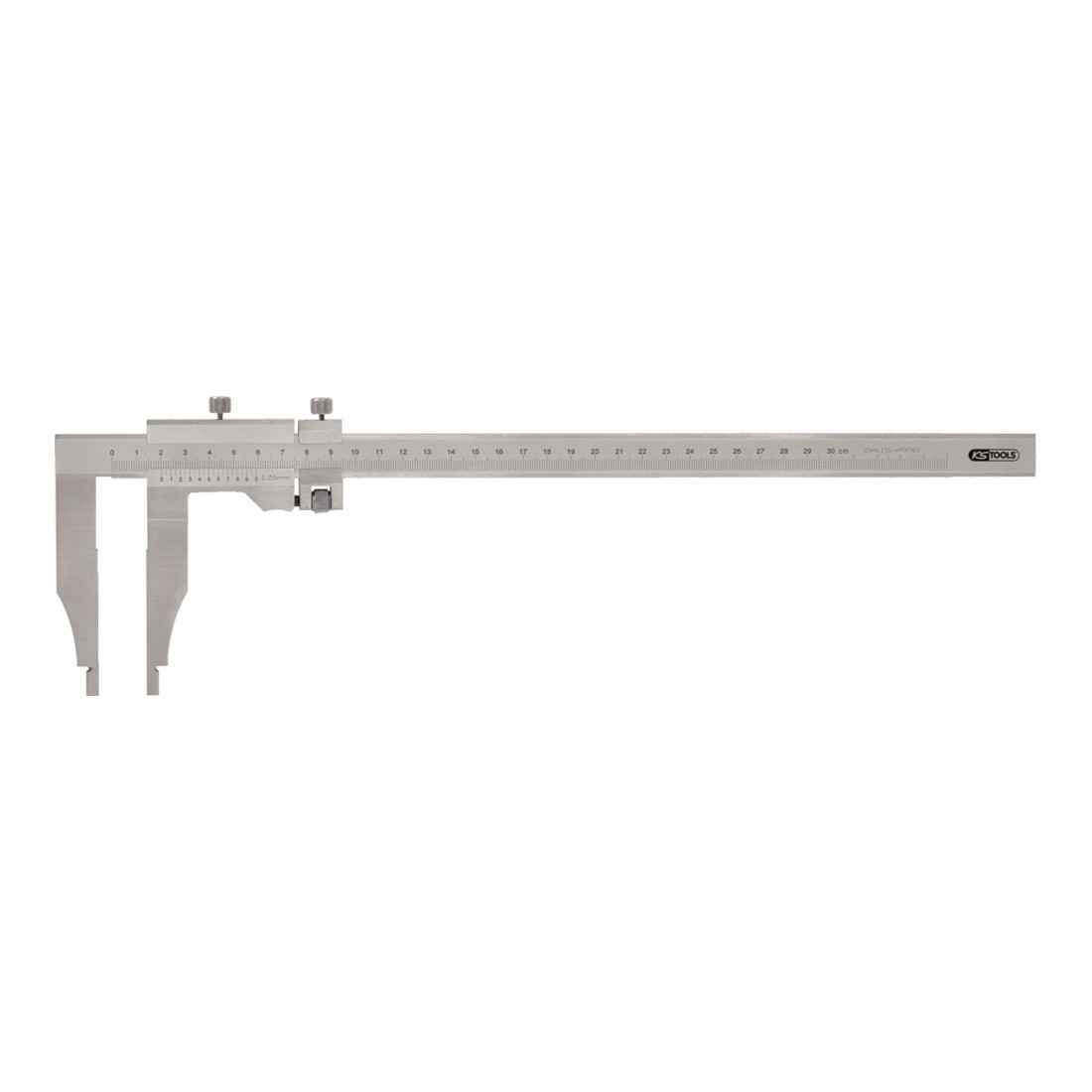 KS Tools werkplaats schuifmaat zonder tips, 0-500mm
