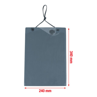 KS Tools Werkstatt-Auftragstasche DIN A4, grau