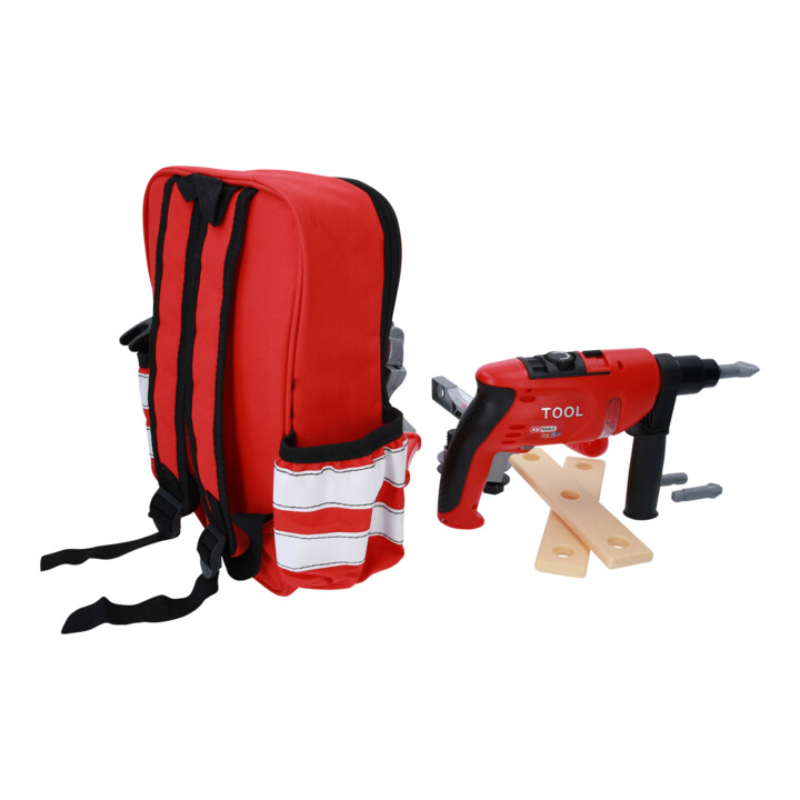 KS Tools Werkzeug-Rucksack für Kinder mit Sortiment, 25-tlg