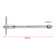 KS Tools Werkzeughalter mit Umschalt-Ratschenkopf, 250mm