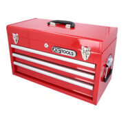 KS Tools Werkzeugtruhe mit 3 Schubladen-rot, L508xH255xB303mm-4