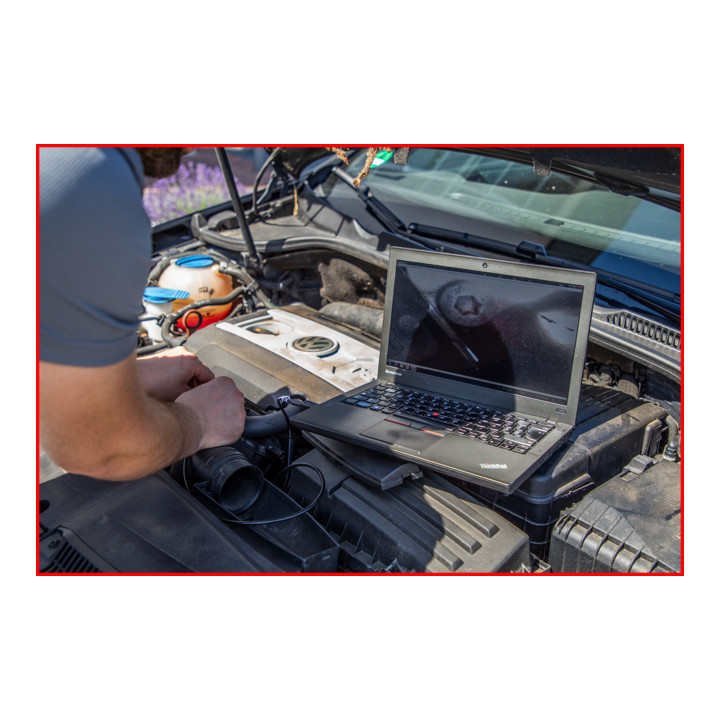 KS Tools Wi-Fi videoscoop set met diameter 3,9 mm 0° HD front camera probe, 7 dlg.