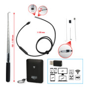 KS Tools Wi-Fi videoscoop set met diameter 5,5 mm 0° HD front camera probe, 7 st.-1