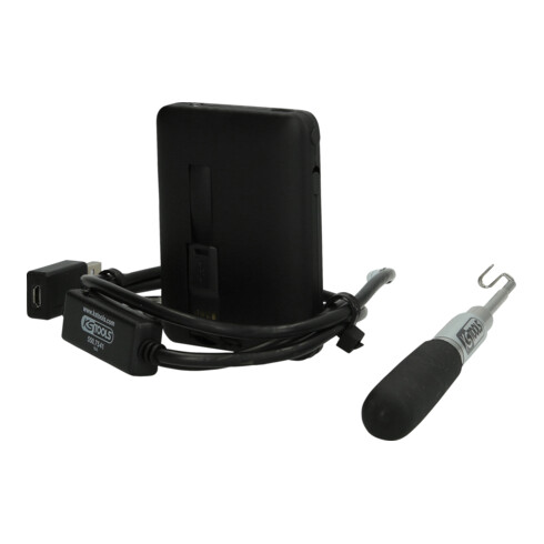 KS Tools Wi-Fi-Videoskop-Satz mit Durchmesser 6,0 mm 0° und 90° HD Frontkamera-Sonde, umschaltbar, 4-tlg.