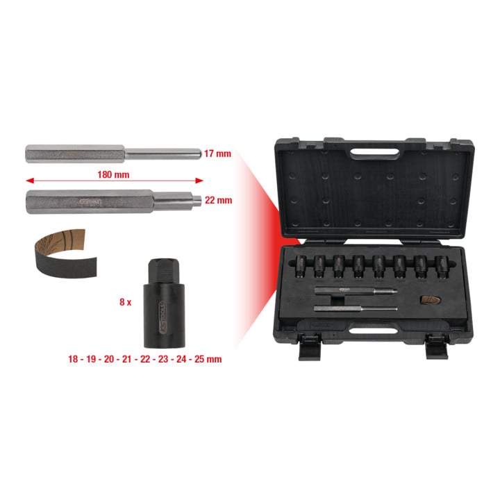 KS Tools wielblokkering demontage set, 10 dlg.