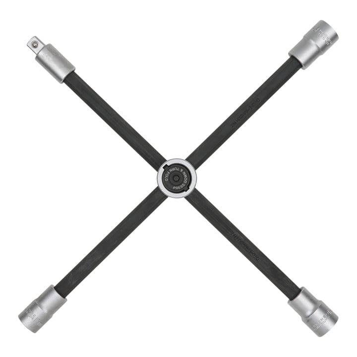 KS Tools wielmoersleutel met slipkoppeling voor auto's, 1/2 "x17x19x21mm