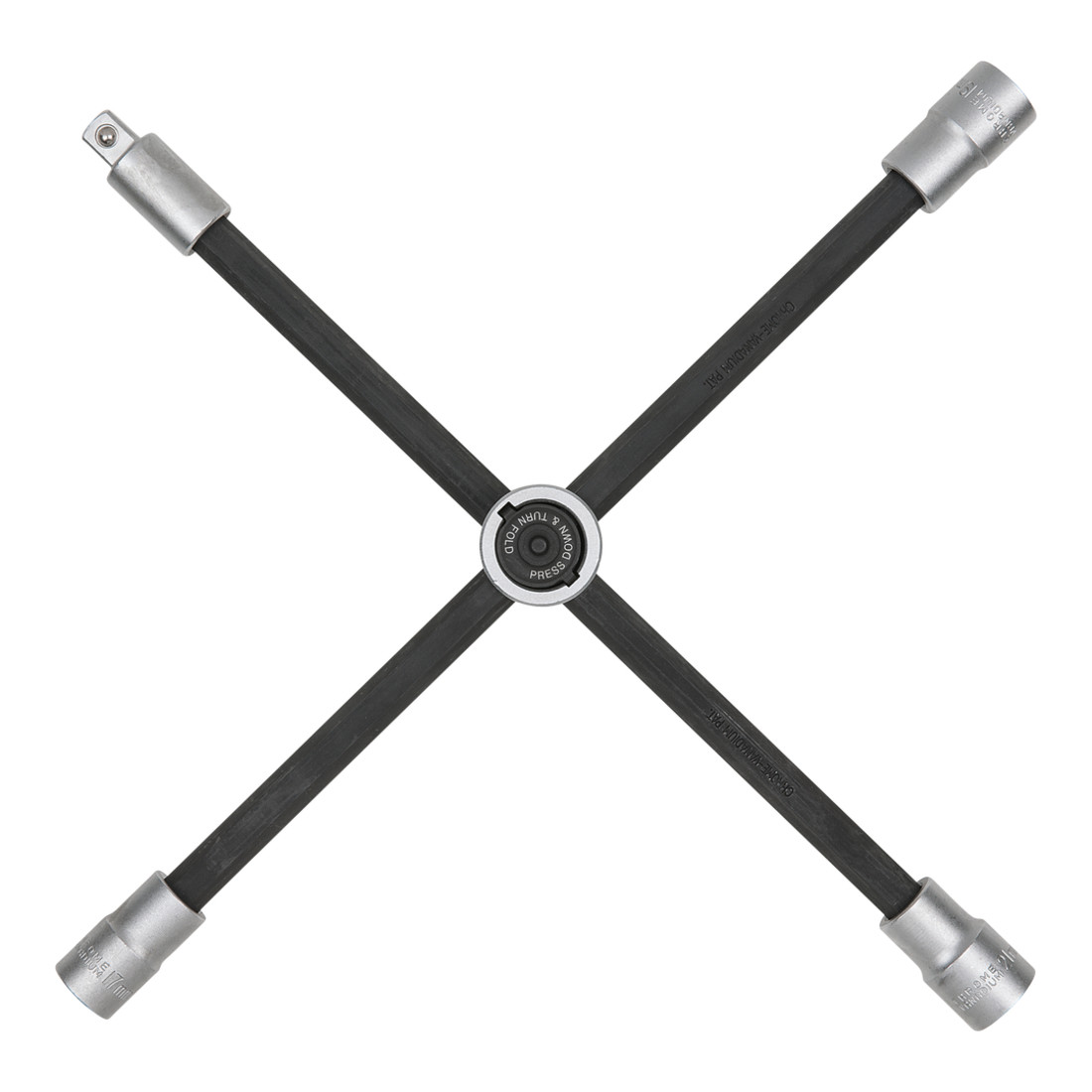 KS Tools wielmoersleutel met slipkoppeling voor auto's, 1/2 "x17x19x21mm