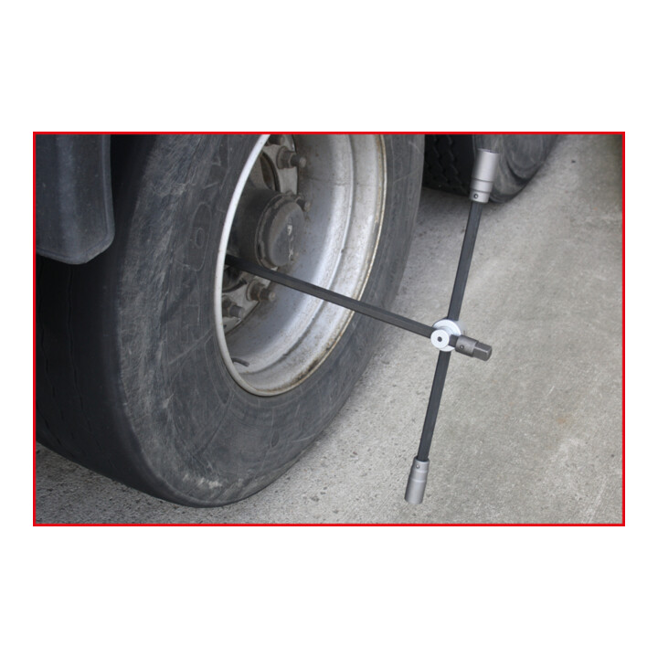 KS Tools wielmoersleutel met slipkoppeling voor auto's, 3/4 "x24x27x32mm