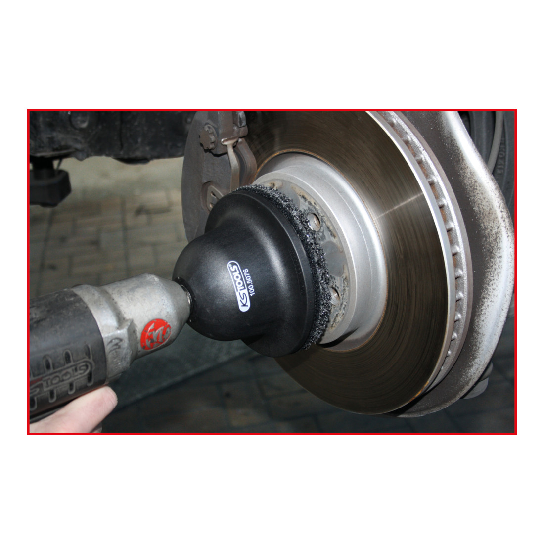 KS Tools wielnaaf slijpset diameter 150 mm, binnendiameter 90 mm, 2 dlg.