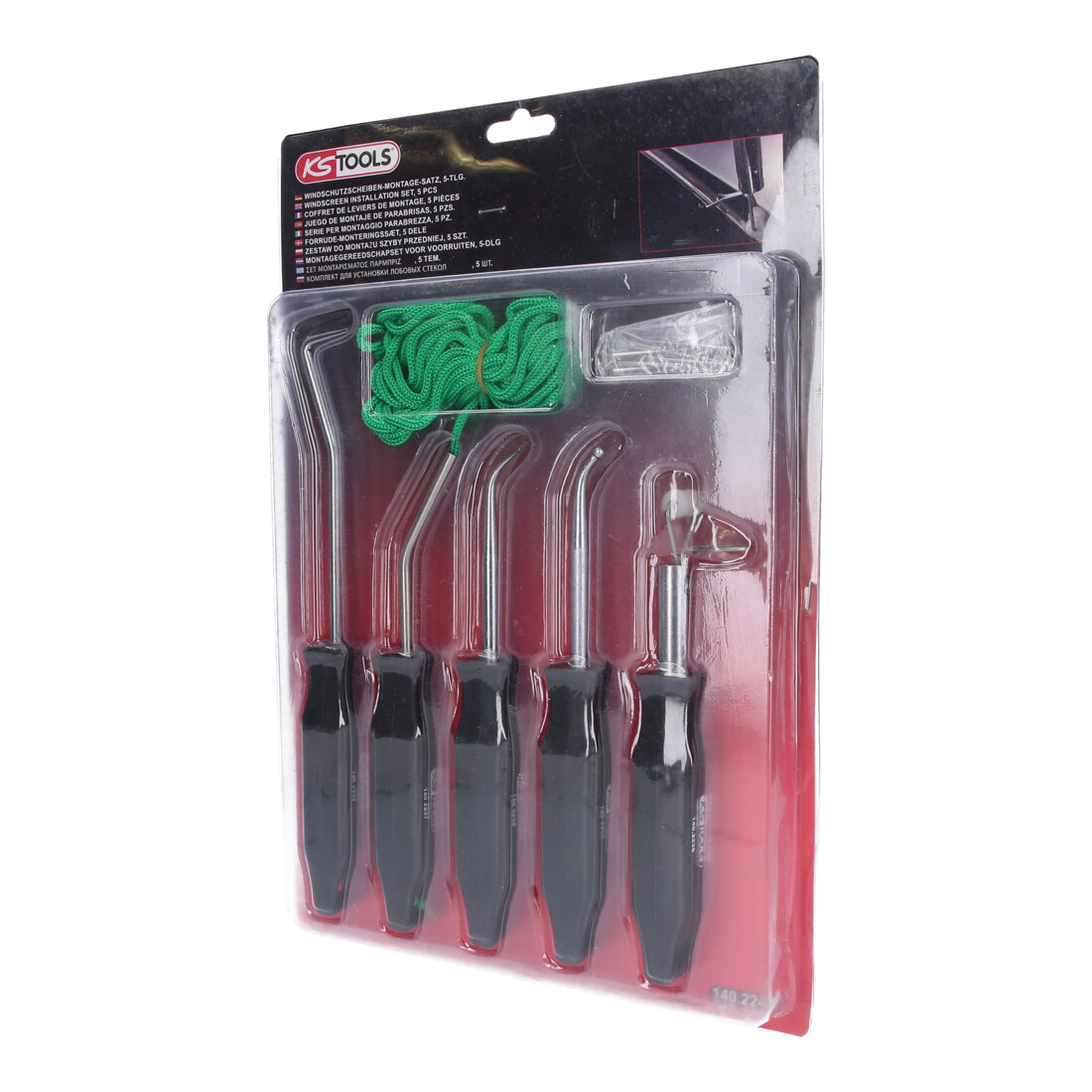 KS Tools Windschutzscheiben-Montage-Satz, 5-teilig