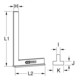 KS Tools winkelhaak met aanslag, 250mm-3