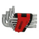 KS Tools XZN haakse steeksleutelset, kort, 9-delig.