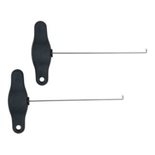 KS Tools Zughaken-Satz für Kopfstützen, 2-teilig