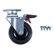 KS Tools zwenkwiel met rem voor PERFORMANCEplus werkplaatswagen incl. schroeven-1
